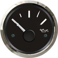 KUS 52mm Pointer Type Engine Oil Pressure Gauges Modification 0-10Bar Oil Pressure Meter 0-145Psi Instrument 12/24v for Car Boat
