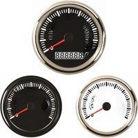 0-200Km/H GPS Speedometers 85mm Devices Sus316L Speed Gauges with Blue Backlight for Car Truck Boat Motorcycle Rv