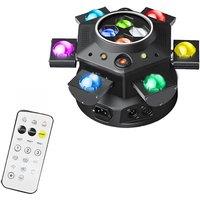 6 Heads 10X10W Moving Head Light Beam Laser Strobe Effect DMX Stage Light Full Color LED Beam Light Rotating DJ Disco Party Bars