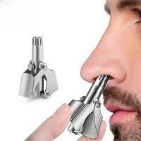 LISI Washable Portable Manual Nose Hair Trimmer for Men & Women Waterproof Stainless Steel Ear Hair