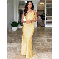 Satin Diagonal Collar Backless Maxi Dress For Women Robe Summer New Sleeveless Bodycon Club Party