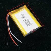 XINJ - 3.7V 1500mAh 5.55Wh 3-Wires Polymer Li Lithium Battery 803450 Lipo Use in GPS Car DashCam Sat Nav LED Bluetooth Speaker