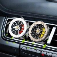 Wheel-shaped Car Air Freshener Auto Air Vent Fragrance Clip Rotatable Tire Fragrance Clips Decor Car