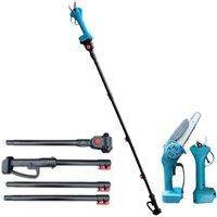 Electric High Branch Saw Pruning Shear 2m Segmented Pole Motosierra Electrica Batera 전기톱 Kettensge 고지톱 Saw Tool 전동 고지톱 장대충전톱