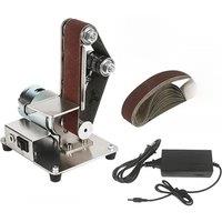 Table Belt Sander DIY Polishing Machine Multifunctional Sanding Belt Machine Cutter Edges Sharpener