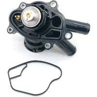 Genuine-M271 Engine Coolant Thermostat Housing Assembly w/Gasket For Mercedes Benz S204 C204 W212