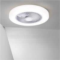 LED Smart Ceiling Fan Light Air Invisible Silent Electric Fan 220V/110V Remote Control LED Ceiling Fan 45/52 INCH Bedroom Lamp