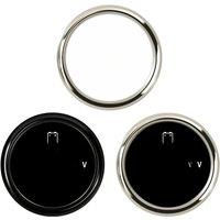 Auto Truck 52mm Digital Volt Meters Devices 8-32v Display Voltmeters Marine Black Voltage Gauge with Red Backlight