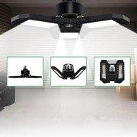 E27/E26 LED Garage Light Bulb Foldable Deformable Ceiling Lamp 40W 60W 80W Spotlights AC85-265V For Warehouse Workshop Basement