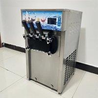 Three Flavors Ice Cream Machine Soft Ice Cream Maker Manufacturer Commercial Table Ice Cream Machine