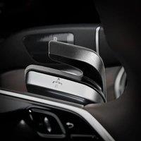 Black Aluminium Interior Steering Wheel Paddle Shifter Extension For 2023 2024 2025 Mercedes A B C E