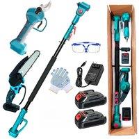 Electric Highland Saw Extended Pole 고지톱 장대충전톱 Astsge Mit Teleskopstiel Hochentaster Kettensge מוט טלסקופי למסור גבהים Chainsaw