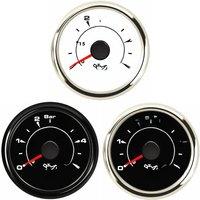 Auto 52mm 0-5Bar Black Oil Pressure Gauges 10-184ohm Input Signal Oil Pressure Meters with 8 Kinds Backlight Color