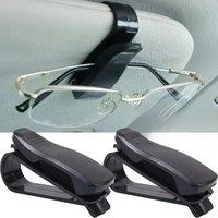 2PCS Universal Car Auto Sun Visor Glasses Box Sunglasses Clip Card Ticket Holder Fastener Pen Case Eyeglasses Clips Accessories
