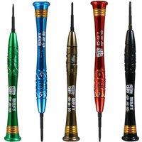5Pcs Multi-function Screwdriver Set S2 Steel Screwdriver Bits T5/T6/PH00/PH000/0.8 5-Point Star for Phone Opening Repair Tools