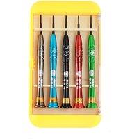 5 in 1 Precision Screwdriver Set 0.8Pentalobe/PH00/PH000/T5/T6 Screwsdrivers for Laptop PC Cameras Disassemble Phone Repair Tool