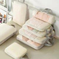 Travel Storage Bag Compressible Packing Cubes Carry on Travel Suitcase Luggage Organizer Foldable