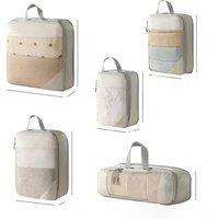 Women's Transparent Mesh Travel Cosmetic Bag Makeup and Toiletries Kit Storage Bag Make Up Organizer
