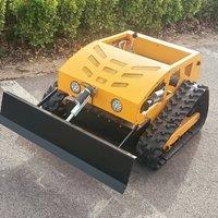 Factory Price Smart 9HP RC Lawn Mower Crawler 550mm Remote Lawn Mower With CE Certificate with a snow plow