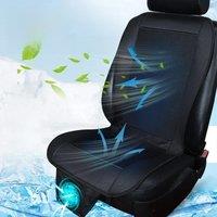 DC 12V 3D Spacer Car Summer Cool Air Seat Cushion with 8Fan Fast Blowing Ventilation Seat Cooling Pat Refrigerated Seat