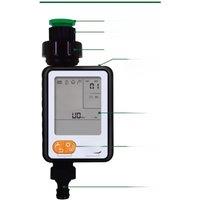 New Automatic Manual Mode Irrigation Controller Rain Sensor Garden Watering Timer Multiple Program Large Screen Battery Operated
