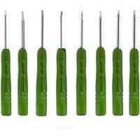 20Piece 85mm Mini Screwdriver CR-V Steel Screwdriver Bits Phillips/Flat/Torx/ 5-Point/Y Tip for Electronics Repair Tool