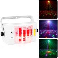 Dj Party Light LED Strobe Light 15W 3IN1 Effect Lazer Light Projector Sound Activated Stage Light With Remote For Disco Club Bar