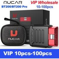 10pcs 50pcs 100pcs MUCAR BT200/BT200 Pro OBD2 Diagnostic Tool Full System Diagnosis scanner for all cars Support 15 Reset