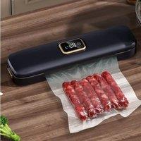 Kitchen Household Automatic Vacuum Sealing Machine Small Portable For Wet And Dry Food Comes With 10