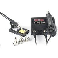 2 in 1 750W Soldering Station LCD Digital display welding rework station for cell-phone BGA SMD PCB