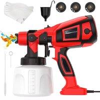Electric Spray Gun High Power Tools 900ml Airbrush Pressure Paint Sprayer for Home/Outdoor Wall Fence Replacement Makita Sprayer