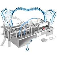 Commercial Soy Sauce Filling Machine Double Head Horizontal Liquid Packaging Machine