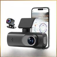 V22 Driving Recorder HD 4K Front and Rear Dual Recorder Mobile Phone Connected GPS Driving