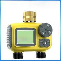 Haozee Smart Water Timer Intelligent 1/2/3-Outlet Irrigation Watering System Sprinkler Timer Garden Programmer IPX7 LCD Display