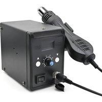 Durable Soldering Station with Anti-Impact Steel Housing, Hot Air Gun, Adjustable Temperature, and Intelligent Heat
