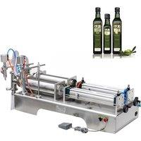 Horizontal Double Head Pneumatic Piston Liquid Filling Machine Coke Water Packaging Machine