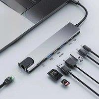 USB C HUB Type C Splitter Thunderbolt 3 Docking Station Laptop Adapter with For Macbook Air M1 IPad