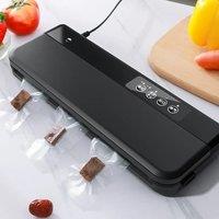 2025 New Food Vacuum Sealer Machine Dry and Moist Food Modes 60KPA Automatic for Food Preservation with 10 Vacuum Bags
