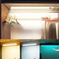 20W LED Kitchen Light Under Cabinet Lamp USB 5V With Hand Sweep Sensor Switch For Wardrobe Cupboard Lighting 20CM/30CM/40CM/50CM