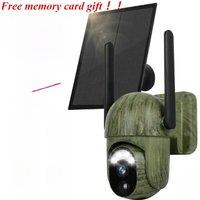 4MP 4G/WIFI Solar Security Camera Wireless Outdoor WiFi Human/Animal Detection 2-Way Talk IP66