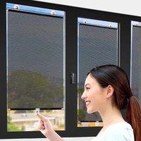 Retractable Shading Curtain Car Auto Side Window Roll Curtain Household Living Rooms Sun Shading