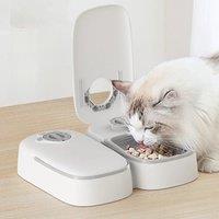 2 Meals Automatic Pet Feeder Smart Cat Food Dispenser for Wet & Dry Food Kibble Dispenser