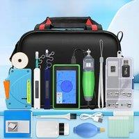 COMPTYCO L-600 Fiber Optic Cleaning Kit with inspection Video microscope inspection probe 1.25/2.5