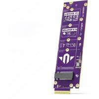 JEYI M.2 NVMe to E1.S Adapter PCIe 4.0 x4 (64Gbps) - 2230-2280 SSD to EDSFF E1.S Converter, Hot Swap, for Server/Data Center