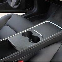 for Tesla 2021-2023Model3 Y carbon fiber panel central control Protection panel with