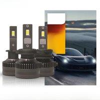 Philips Ultinon Rally H1 H4 H19 H7 H18 Car LED Headlight H8 H11 H16 HB3 HB4 HIR2 180W 15000LM High Power 6500K Cool White Lights