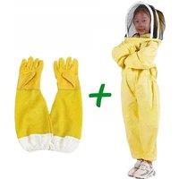 1Set Children Anti-Bee Suit Breathable Suit for Kids Beekeeping Practicekid Beekeeping Clothing