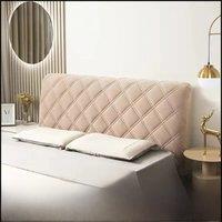 High Quality Velvet Quilted Headboard Cover All-inclusive Super Luxury Soft Thicken Short Plush