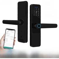 Smart Door Lock with Handle Keyless Entry Door Lock for Front Door WIFI Lock Smart Life Free App