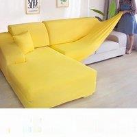 Elastic Sofa Covers 1/2/3/4 Seats Solid Couch Cover L Shaped Sofa Cover Protector Bench Covers